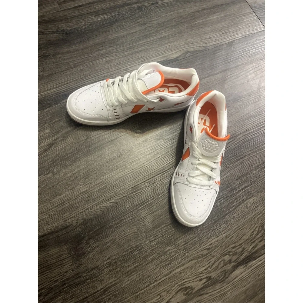 CONVERSE AS-1 PRO SIZE 7.5 man 9woman white ORANGE SHOE ALEXIS SABLONE A08130C